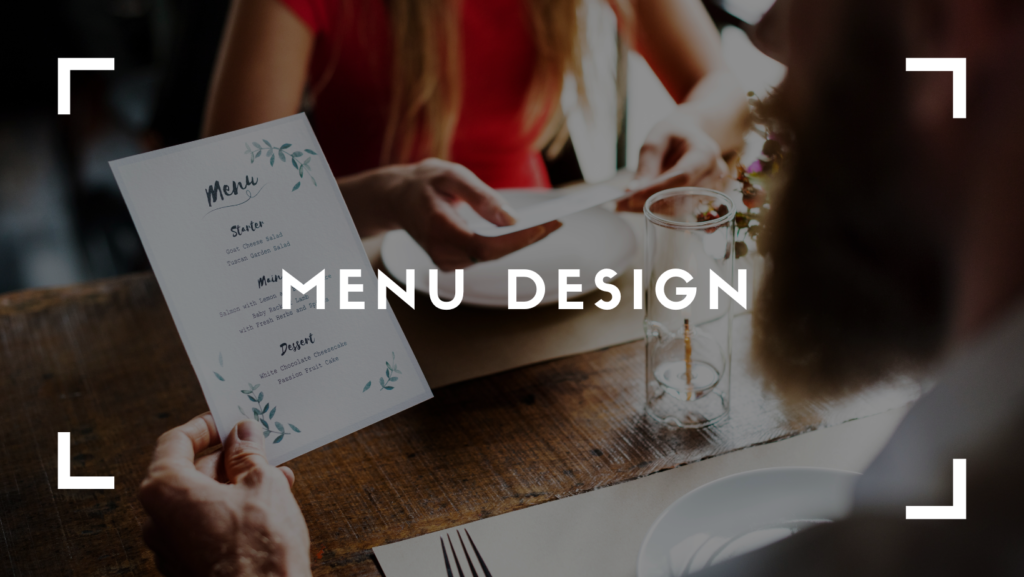 Menu Design